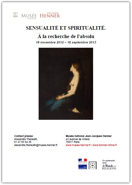 Affiche exposition Sensualité et spiritualité ombre